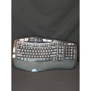 Logitech K350 Wireless Wave Ergonomic Keyboard Black